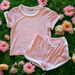 Petal Pink | Bamboo Retro Shortie Set