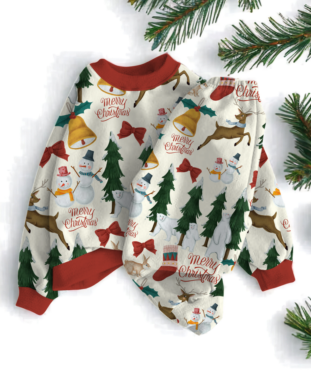 Christmas Traditions | Bamboo French Terry Jogger Set