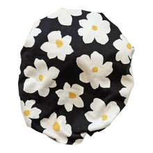 Load image into Gallery viewer, Yari | Black &amp; White Floral | Classic Headwrap
