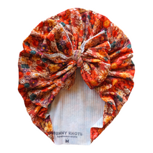 Load image into Gallery viewer, Mickalene | Fall Dreams Embroidery Floral  | Brushed Rib Headwrap
