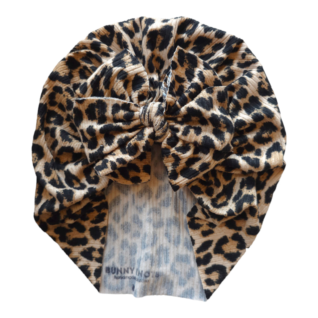 Camreigh | Classic Leopard | Brushed Rib Headwrap