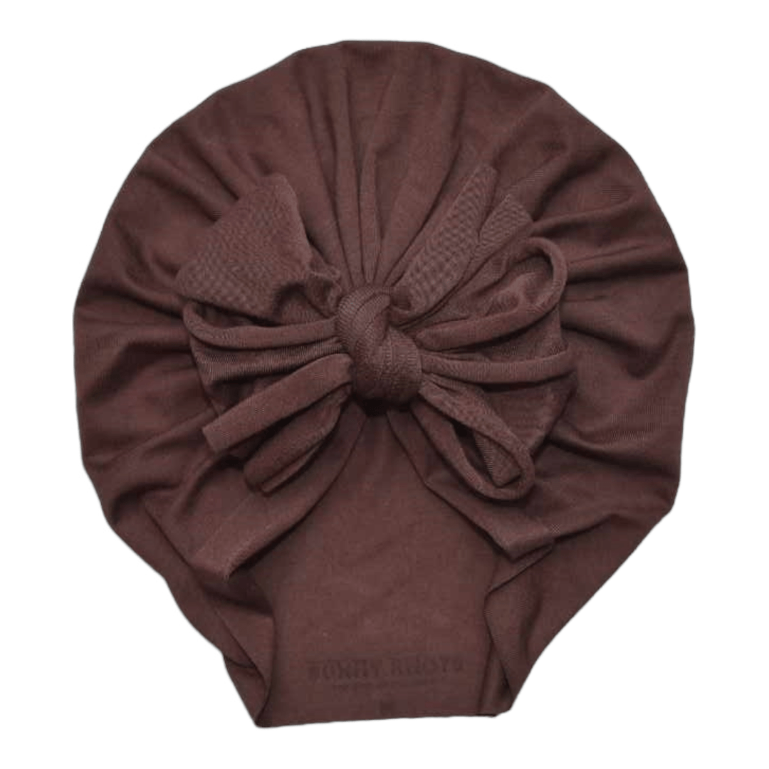 Arlette | French Roast Brown | Modal Headwrap - Bunny Knots