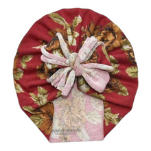 Load image into Gallery viewer, Sagey | Crimson Floral | Sweater Headwrap
