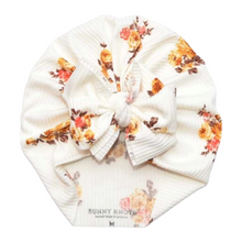 Load image into Gallery viewer, Potsie | Antique Floral | Brushed Rib Headwrap

