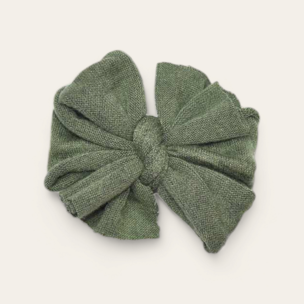 Green with Envy Sweater Hare Bow