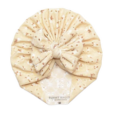 Load image into Gallery viewer, Ceresa | Harvest Tan Floral | Eyelet Headwrap
