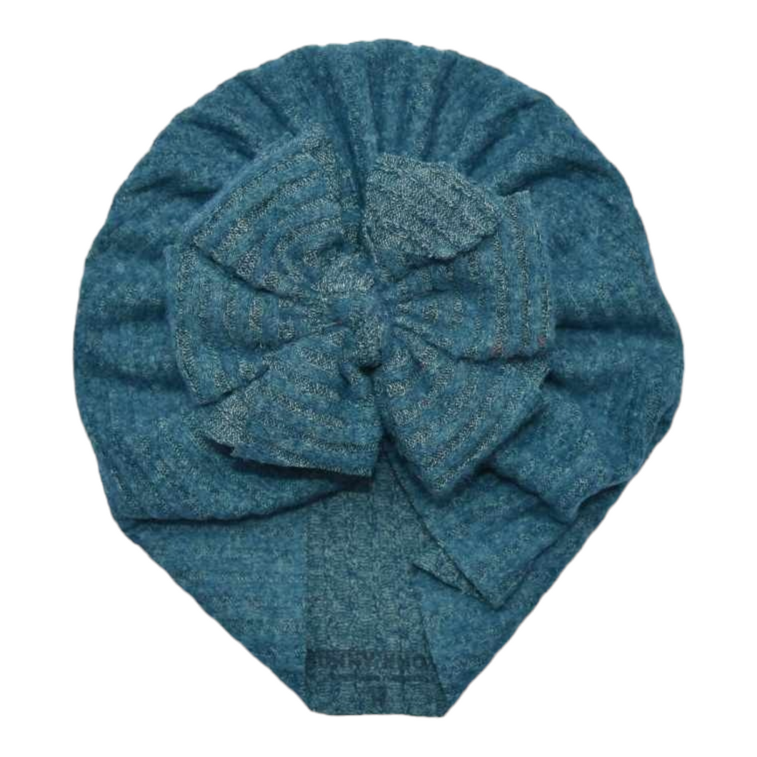 Manger | Arctic Blue | Brushed Rib Sweater Headwrap