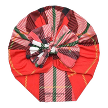 Load image into Gallery viewer, Ritzy | Holiday Plaid | Classic Headwrap
