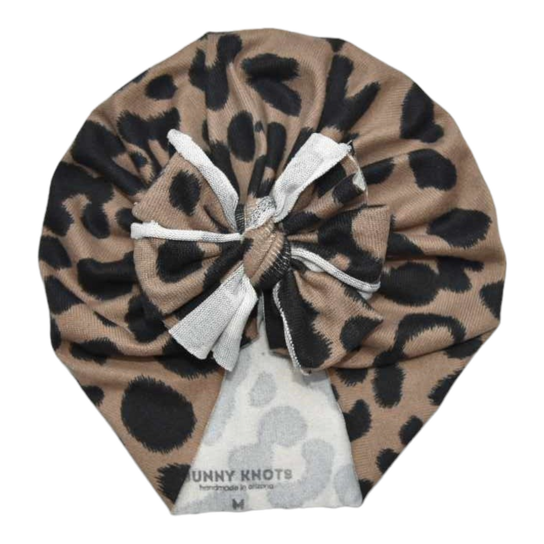 Mila-Mae | Leopard | Sweater Knit Headwrap