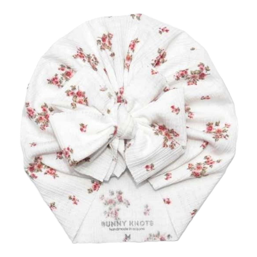 Martina | Dainty Floral | Pointelle Headwrap