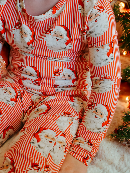 St. Nick | Fitted Bamboo Long Sleeve Loungewear Set