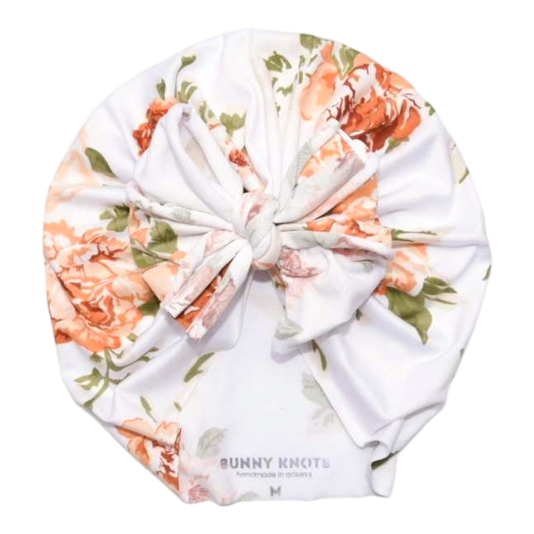 Whit | English Floral | Classic Headwrap - Bunny Knots