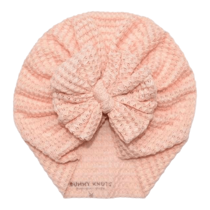Roze | Natural Pink | Chunky Waffle Headwrap - Bunny Knots