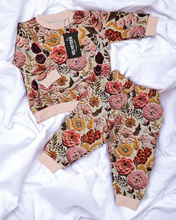 Load image into Gallery viewer, Among The Wildflowers | Faux Floral Embroidery | Bamboo French Terry Jogger Set
