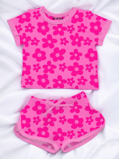 Pink Era | Bamboo Retro Shortie Set