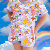 It's All Sunshine & Rainbows | Bamboo Retro Shortie Set