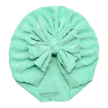 Load image into Gallery viewer, Orbit | Spearmint | Terry Embossed Headwrap

