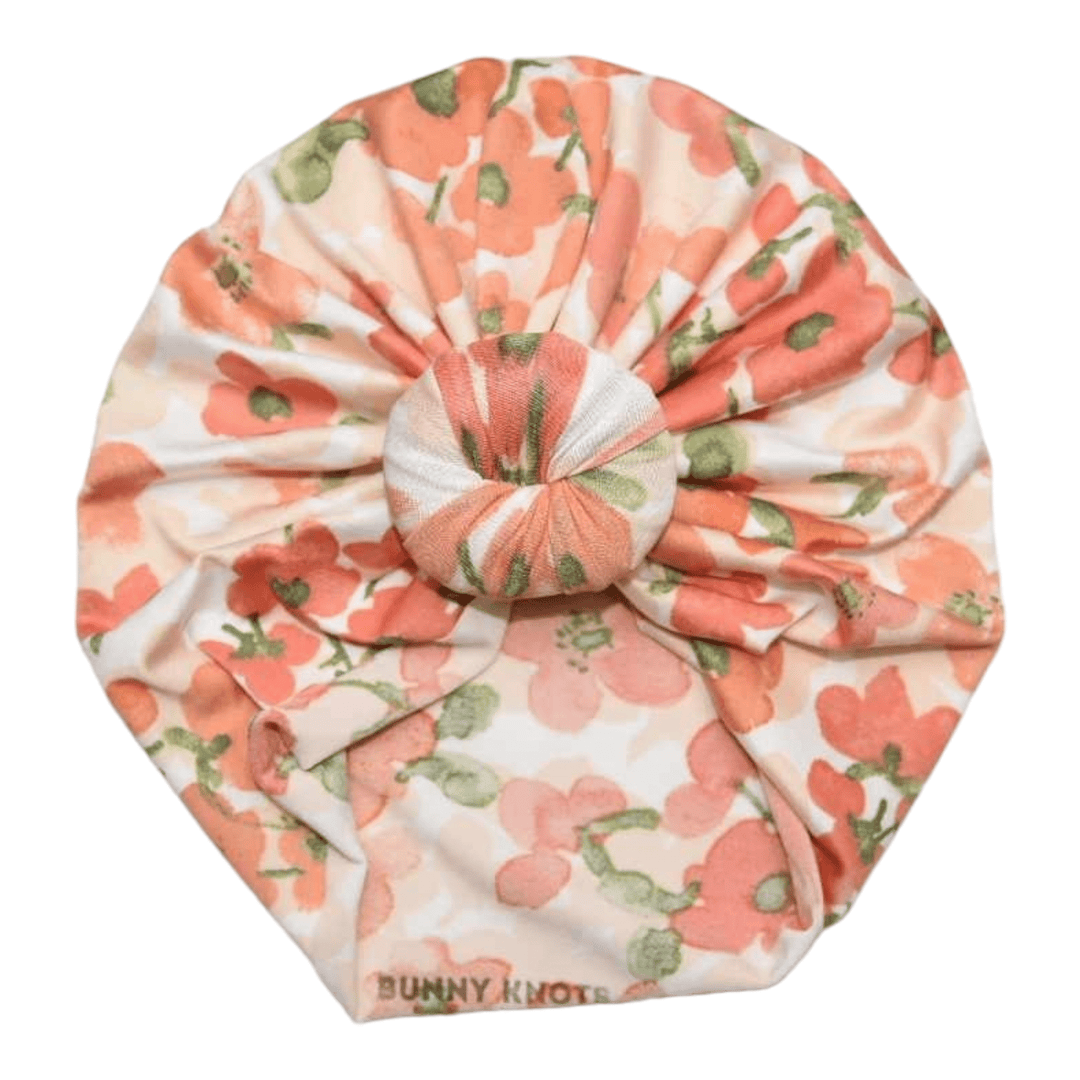 Juliana | Sweet Floral | Classic Headwrap - Bunny Knots