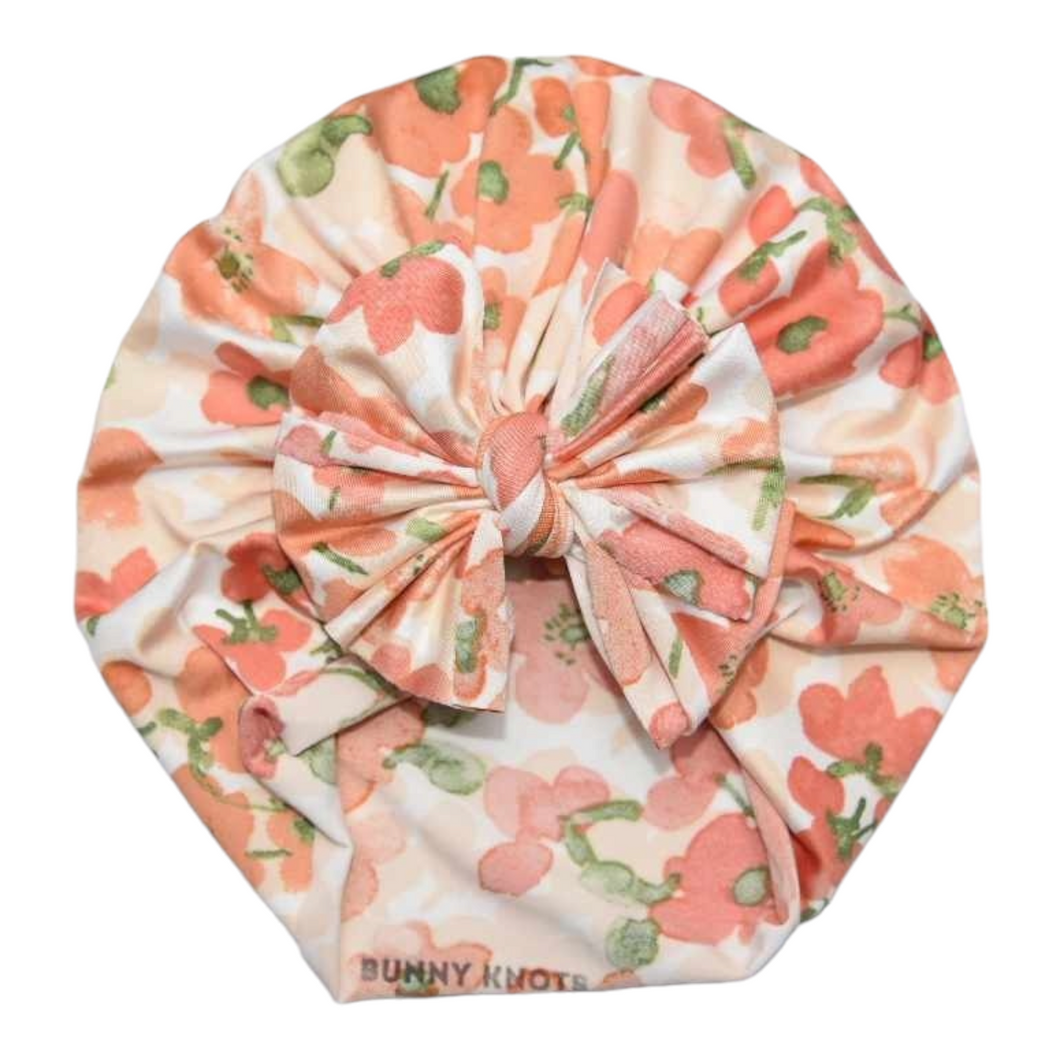 Juliana | Sweet Floral | Classic Raga Headwrap