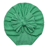 Leiber | Kelly Green | Shabby Swiss Dot Headwrap