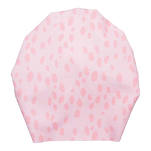 Load image into Gallery viewer, Corally | Pink on Pink Polka | Knotted Swim Headwrap
