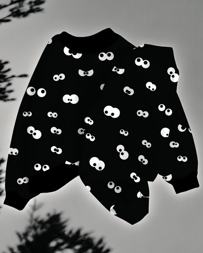 Watchful Eyes | Bamboo French Terry Jogger Set