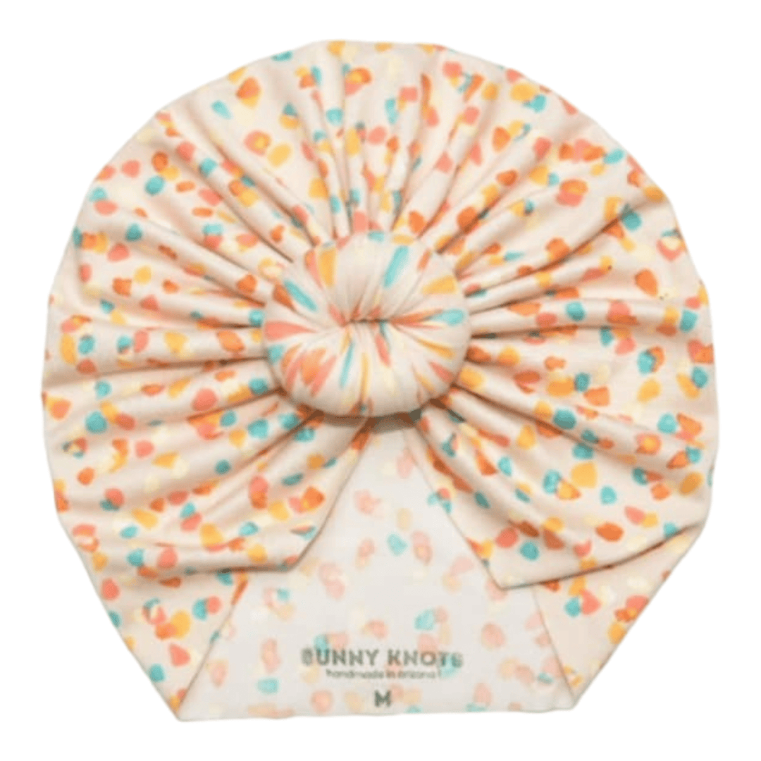 Clari | Summer Confetti | Classic Headwrap - Bunny Knots