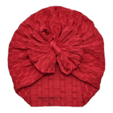 Kelsianne | Flamin Red | Honeycomb Raga Headwrap