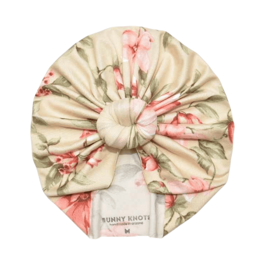 Brooke | Storybook Floral | Classic Headwrap - Bunny Knots