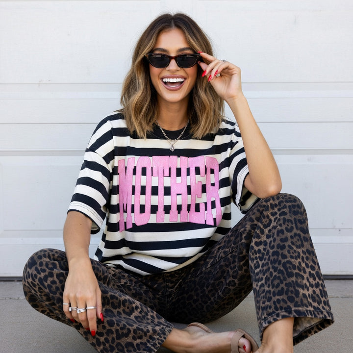 Mother Luxe Oversized Drop Sleeve T-Shirt