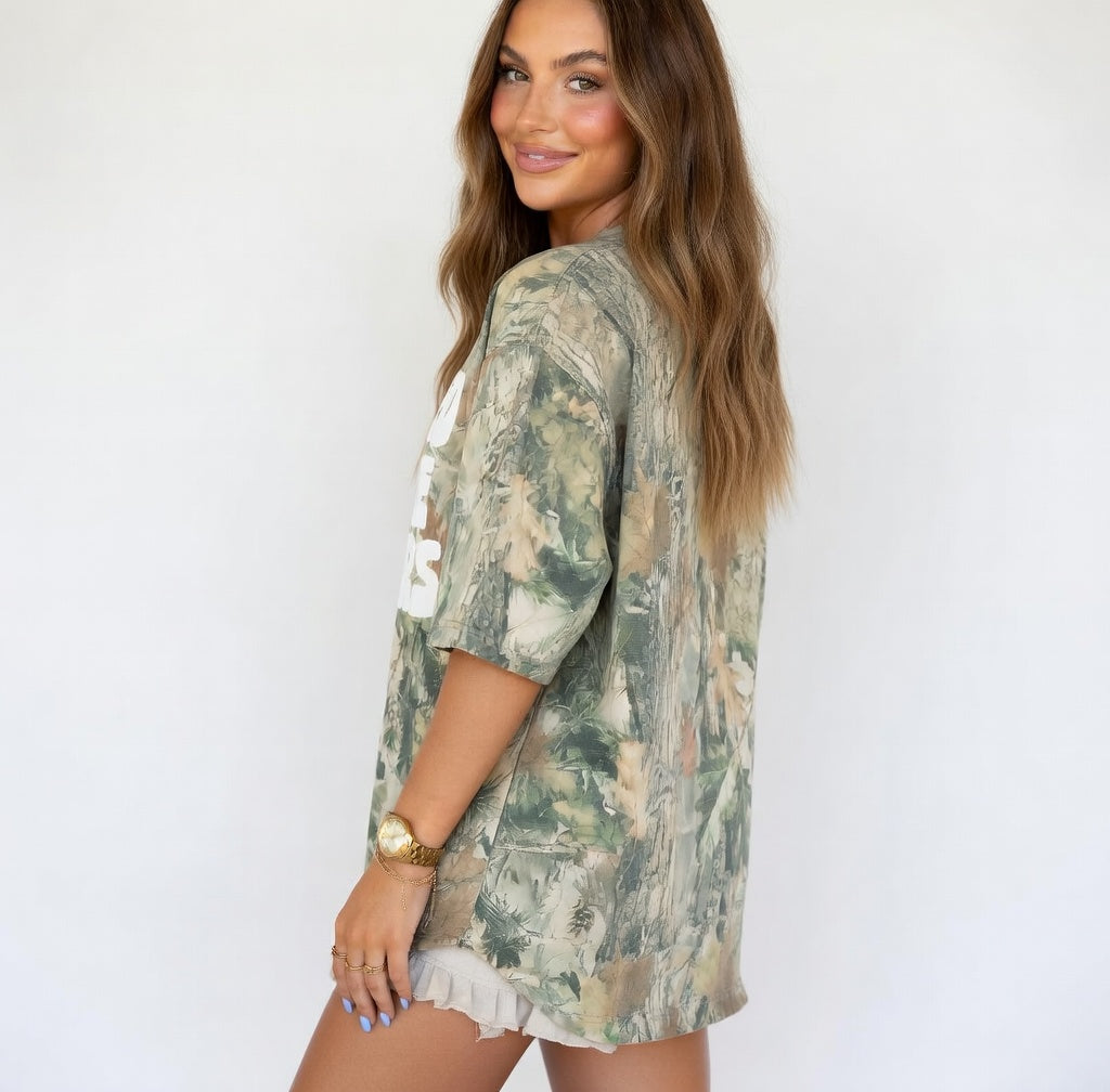 Blessed Are The Mothers Luxe Oversized Drop Sleeve T-Shirt