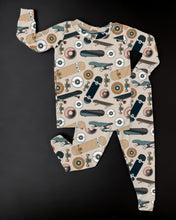 Load image into Gallery viewer, Trucks &amp; Wheelies | Fitted Bamboo Loungewear Set
