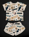 Trucks & Wheelies | Bamboo Retro Shortie Set