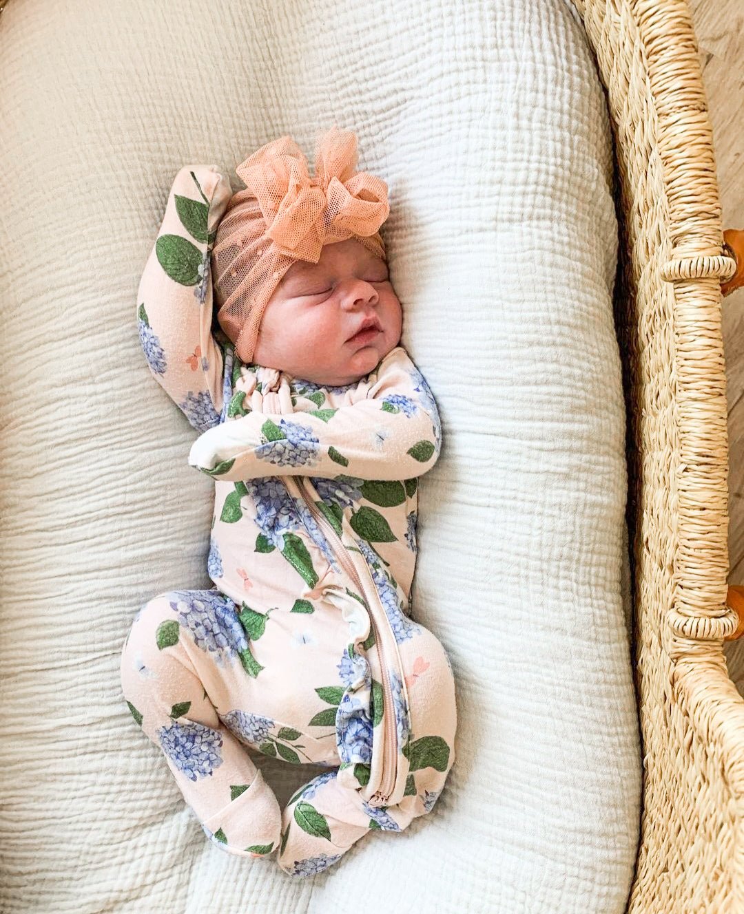 Juliette | Cork Pink | Boho Mesh Headwrap - Bunny Knots