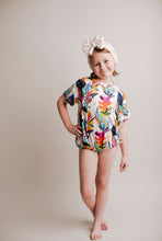 Load image into Gallery viewer, Paradise Island | Bamboo Oversized Tee Romper
