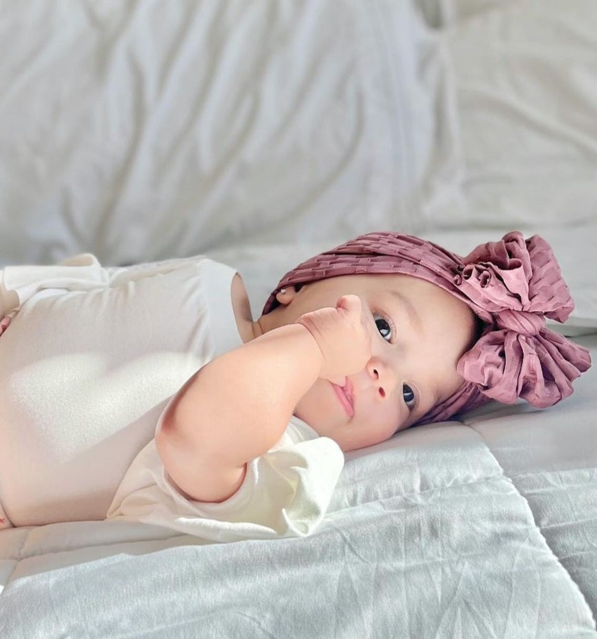 Mademoiselle | Violet Mauve | Honeycomb Headwrap
