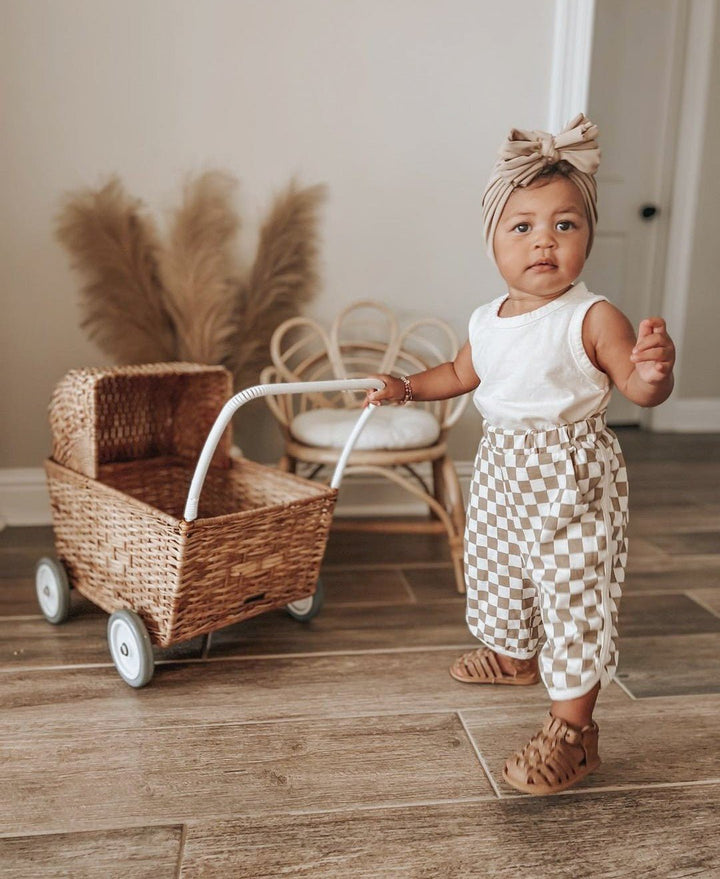 Ivory | True Bone | Classic Headwrap - Bunny Knots