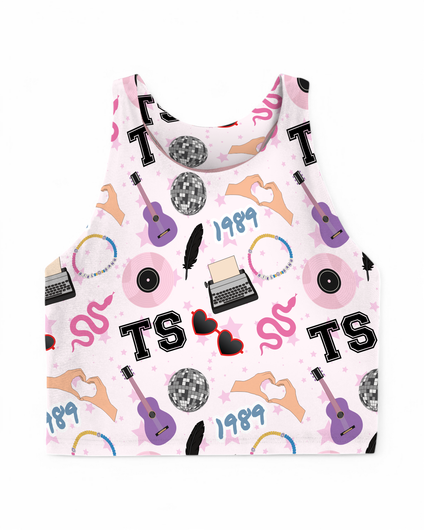 She's an Icon Modest Crop Athletic Tank