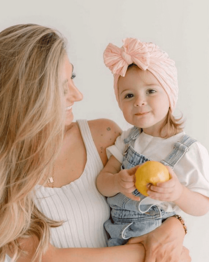 Babe | Piggy Pink | Honeycomb Headwrap - Bunny Knots