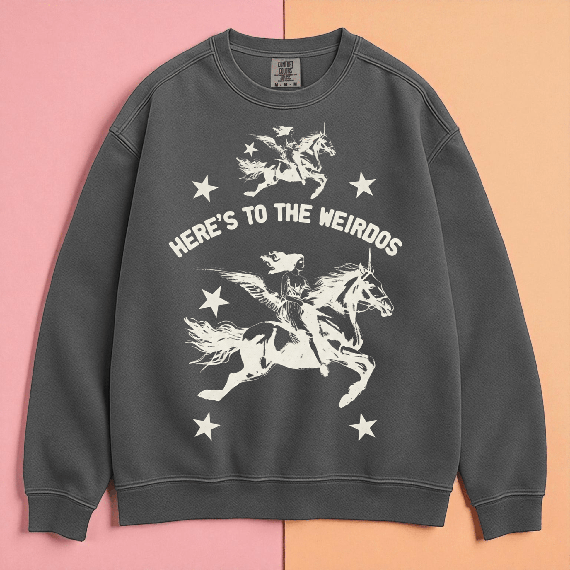 Here's To The Weirdos Crewneck Sweatshirt - Bunny Knots