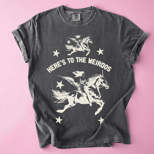 Here's To The Weirdos T-Shirt - Bunny Knots