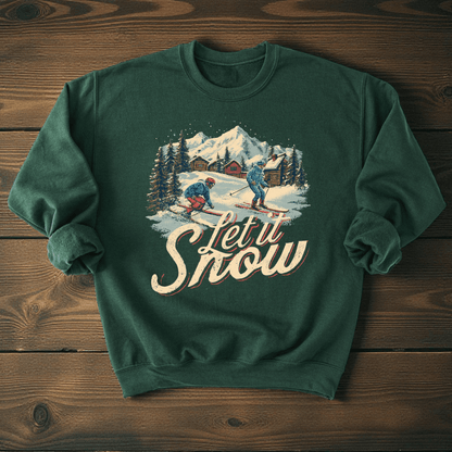 Let It Snow Crewneck Sweatshirt - Bunny Knots