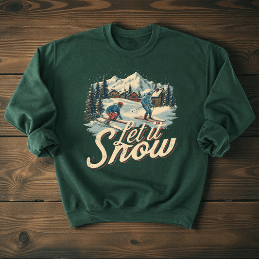 Let It Snow Crewneck Sweatshirt - Bunny Knots
