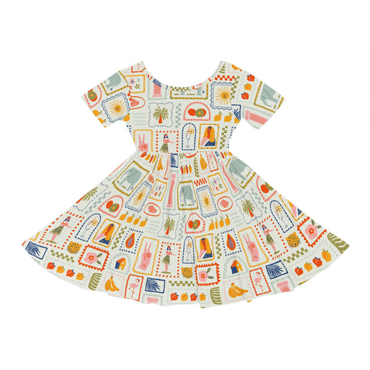 White Lotus Twirl Dress