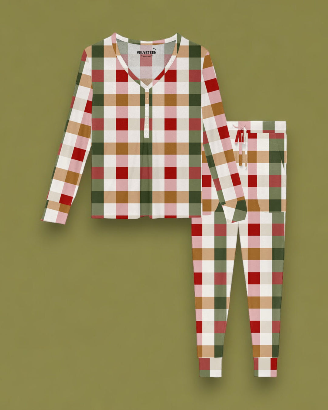 Nostalgia | Women's Bamboo Loungewear Set - Bunny Knots