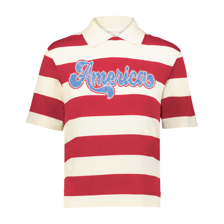 America Rugy Stripe Tee