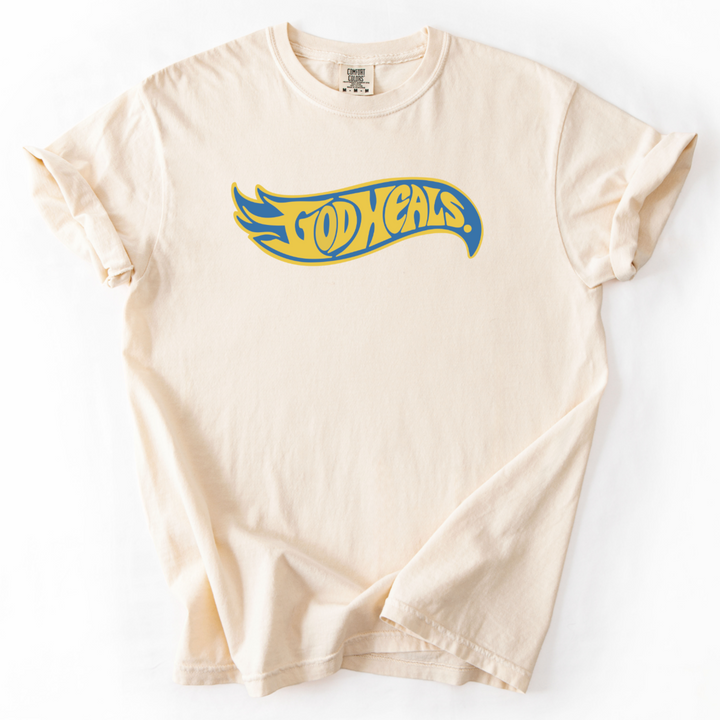 God Heals Mineral Wash T-Shirt