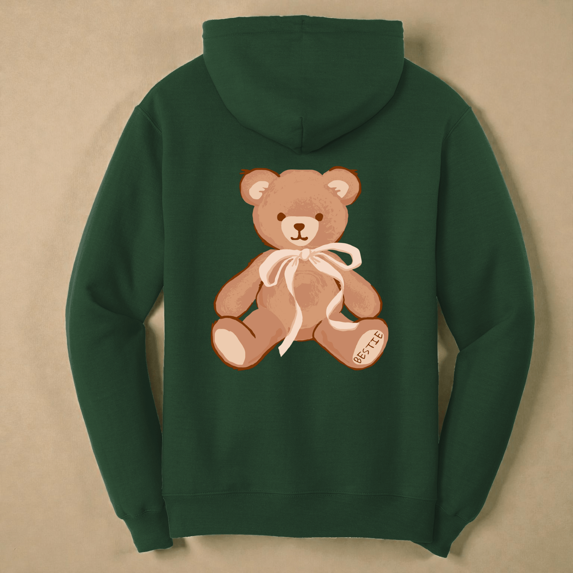 Beary Bestie Hoodie - Bunny Knots