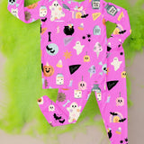 Sweetest Spooks (Pink) | Bamboo Loungewear Set