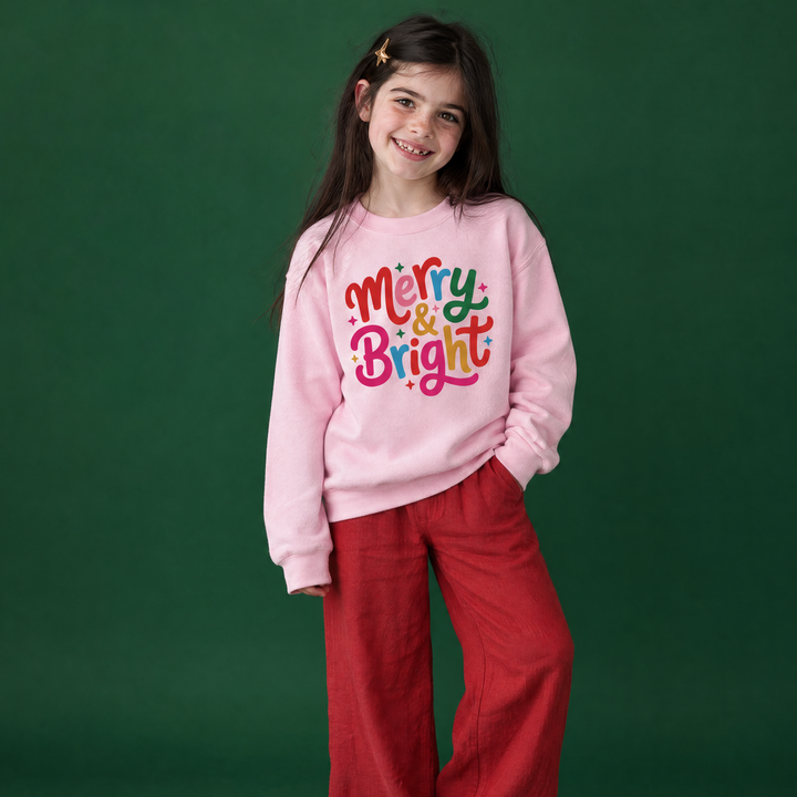 The Merriest & Brightest Crewneck Sweatshirt